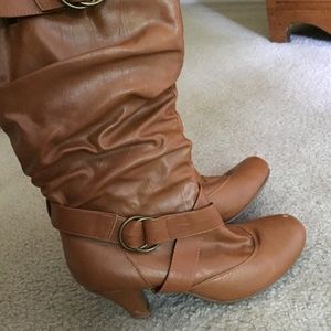 Brown Leather Boots
